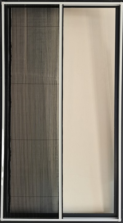 Plisseret flyveskærm til døre